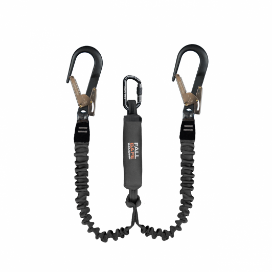 FS 505-AB-1,5m - Stretx - Double Lanyard With Energy Asorber